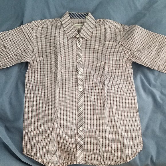 Jeremy Argyle Button Down Casual Dress Shirt Long Sleeved Large - Picture 1 of 13